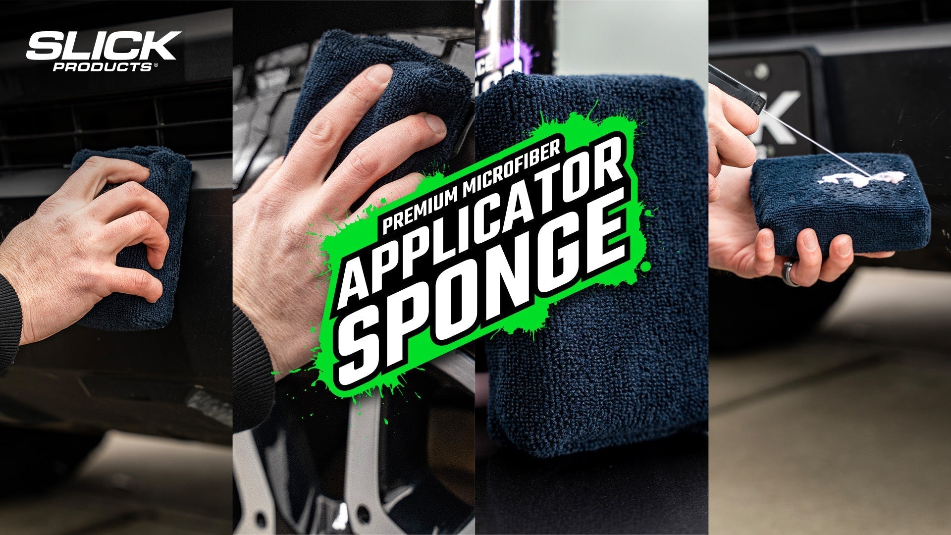 Achieve Flawless Results with Slick Products Premium Microfiber Applicator Sponges