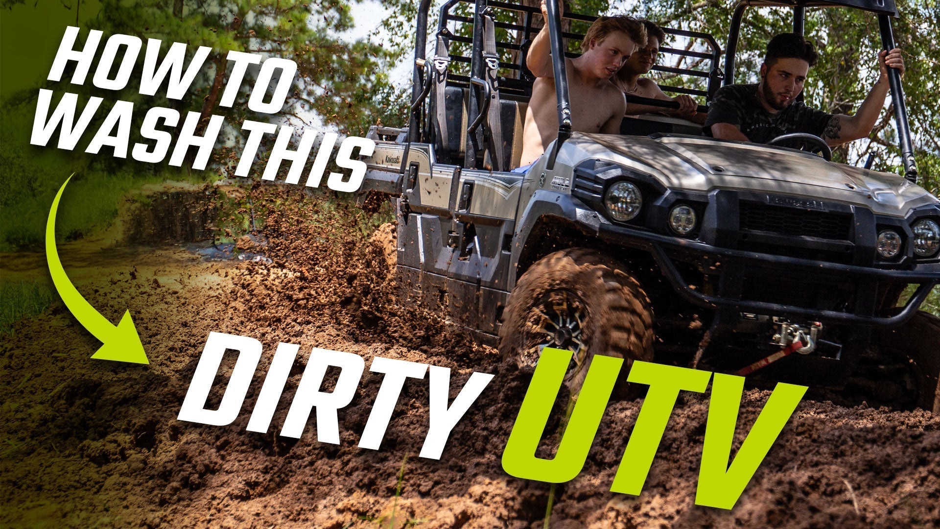 How to Wash a Dirty UTV Fast and Easy with the Slick Products 3-Step Wash Kit