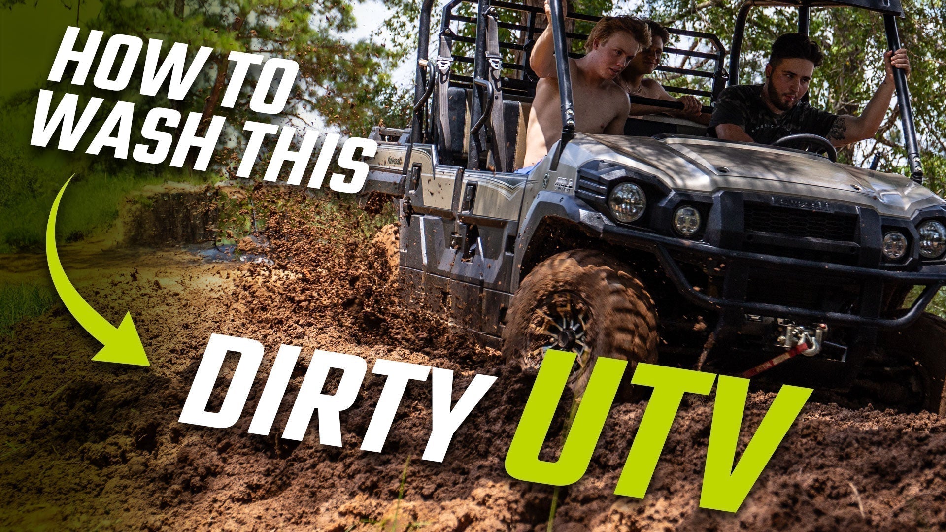 How to Wash a Dirty UTV Fast and Easy with the Slick Products 3-Step Wash Kit