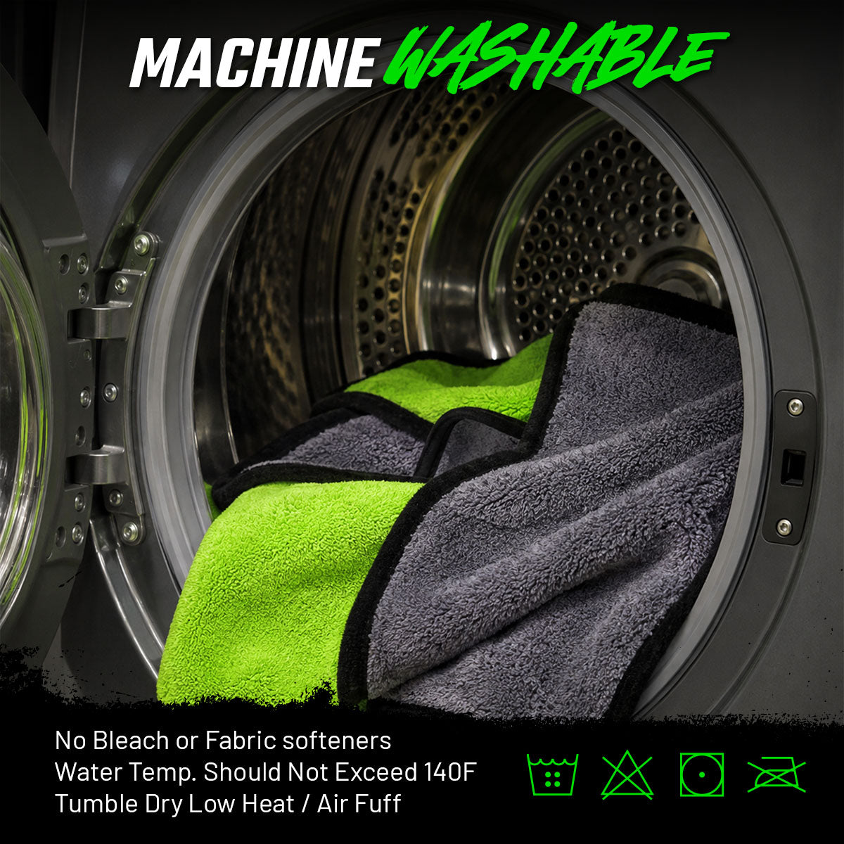 Extra Plush Microfiber Towel 16 x 16 inch