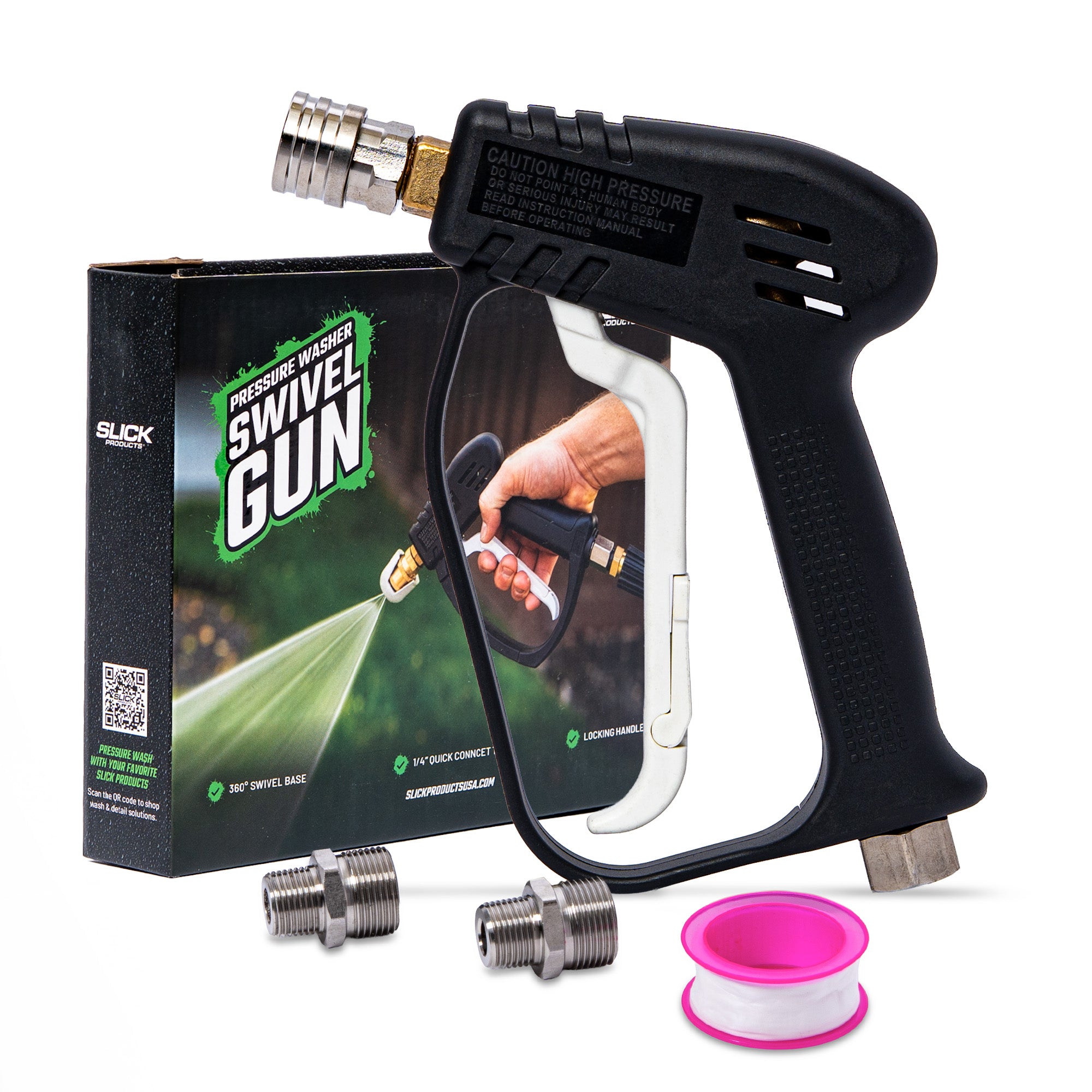Short Pressure Washer Gun With Swivel
