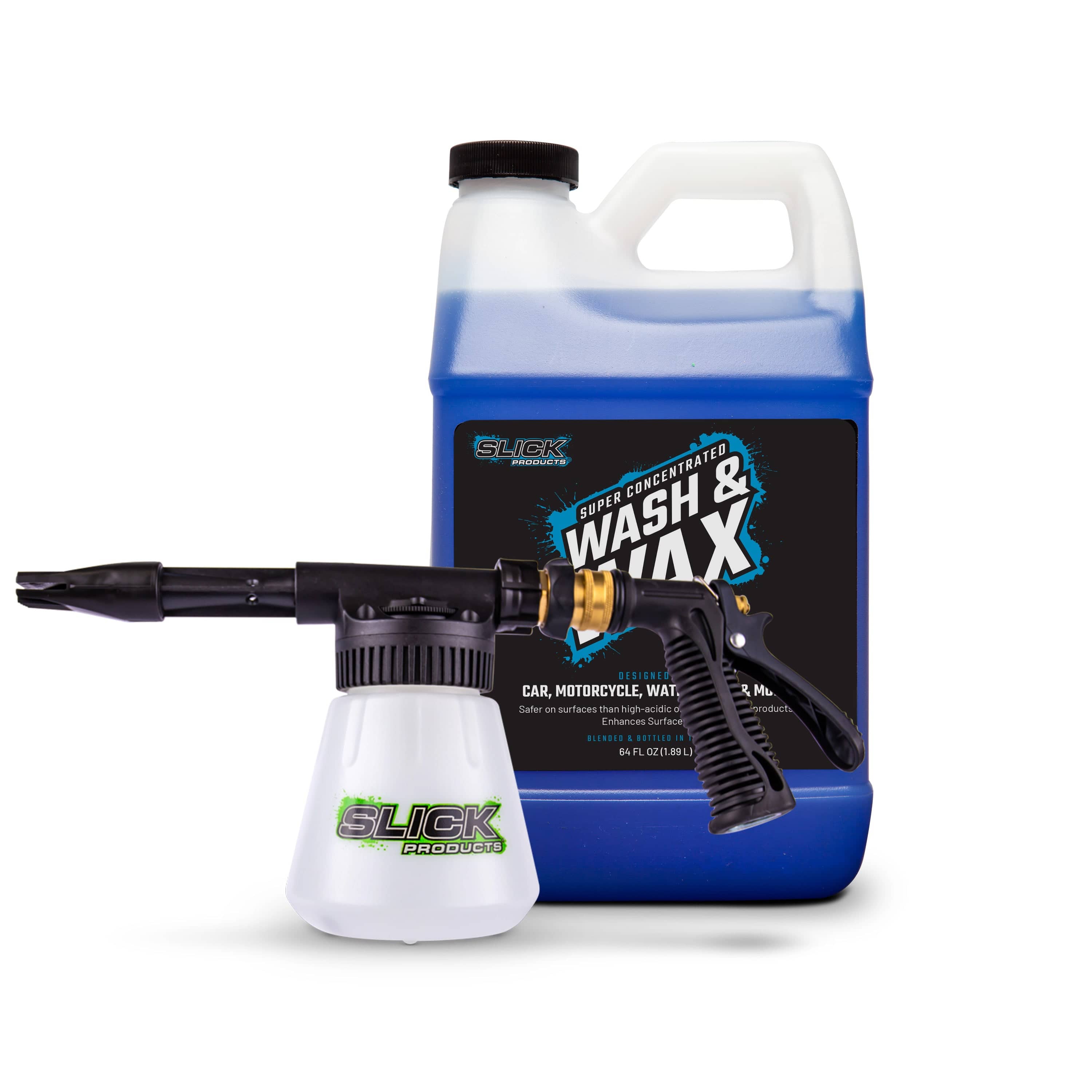 Turbo Wax Foam Gun and Turbo Wax Shampoo Professional Grade Combo