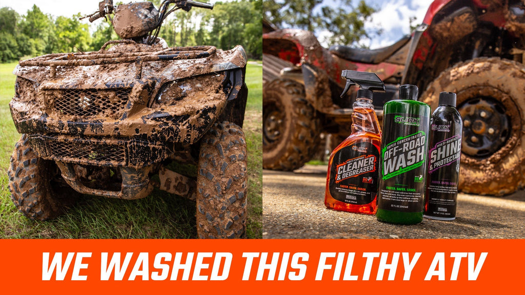 We Washed This Filthy ATV With Slick's 3-Step Wash Kit