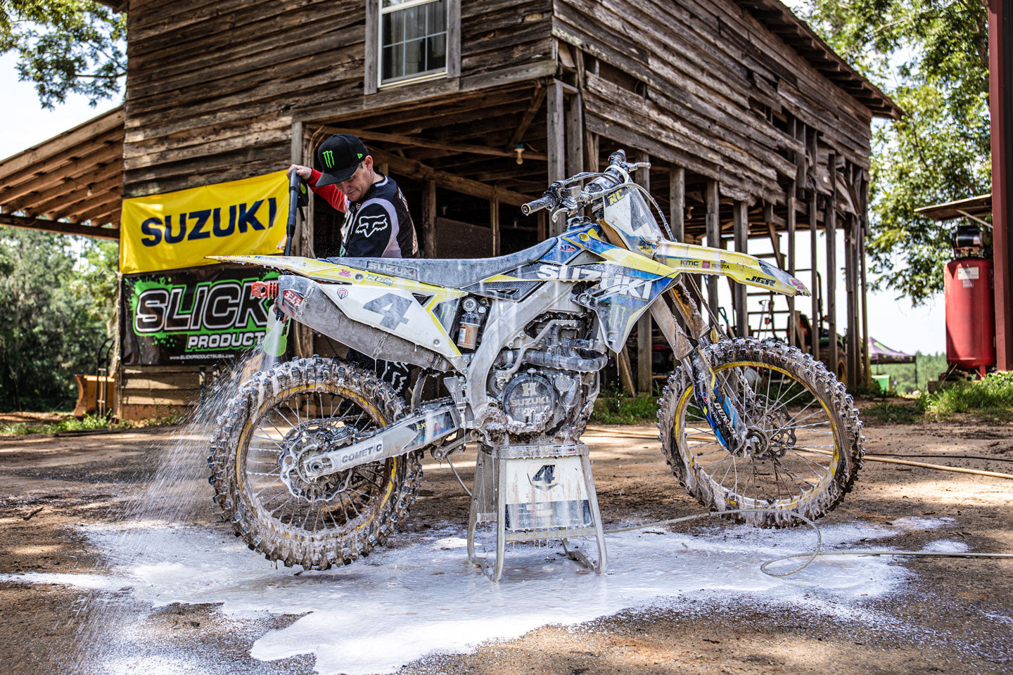 "Wash it right, or don't do it at all." - Ricky Carmichael