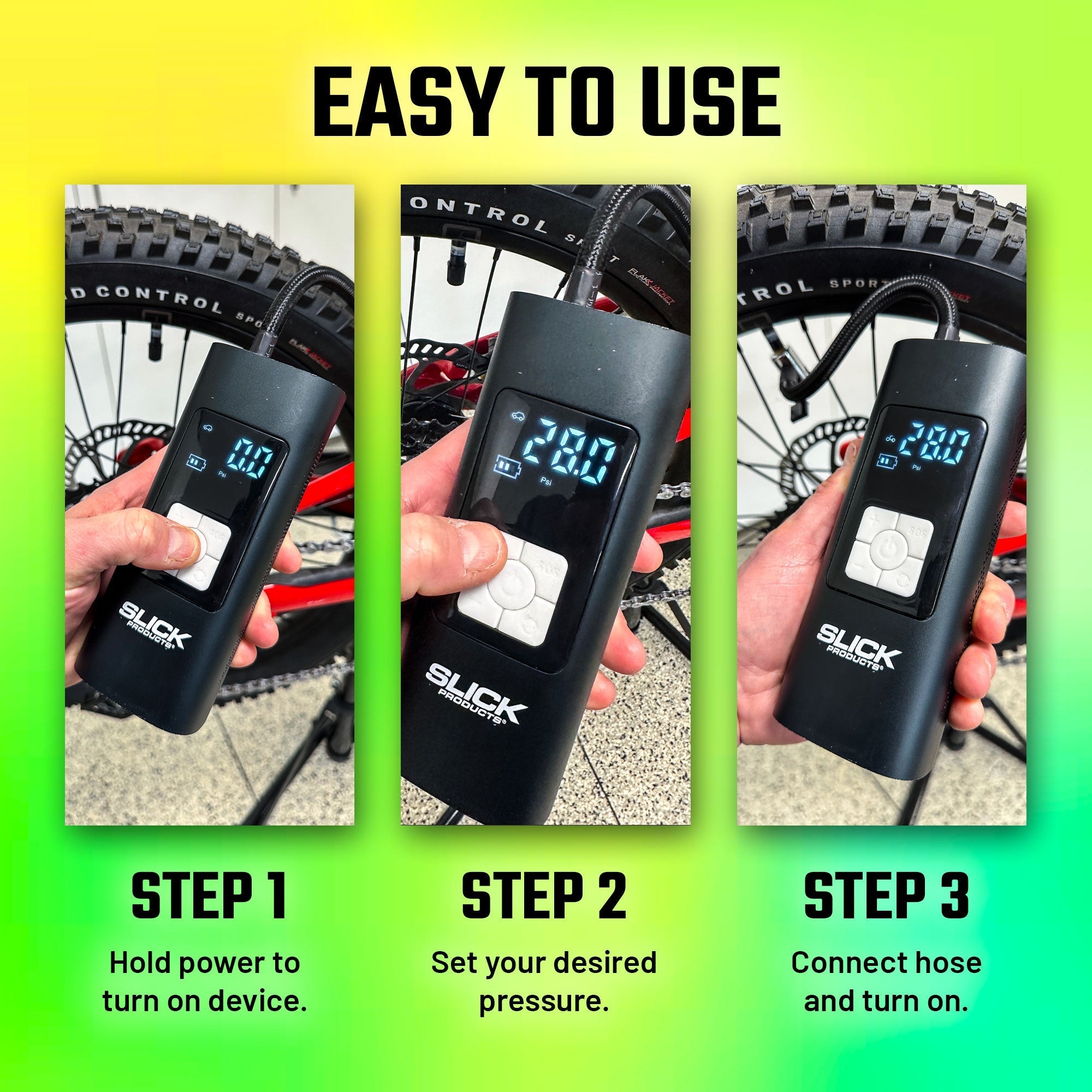 Cordless Digital Air Inflator - 3 Pack