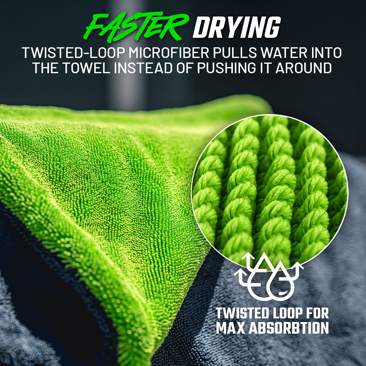 Twisted Loop Mega Drying Towel