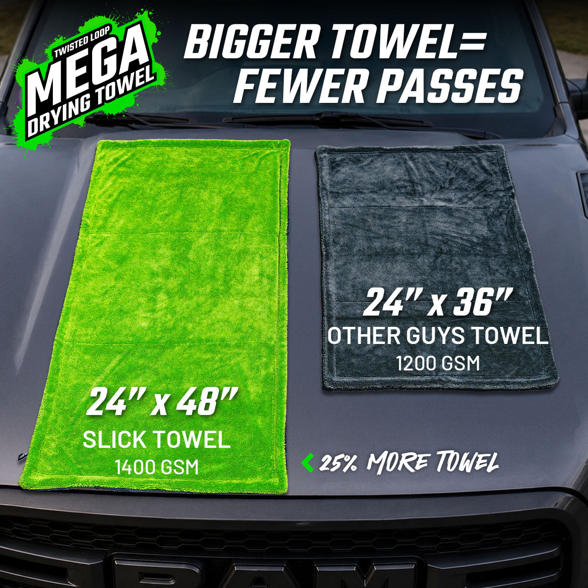 Twisted Loop Mega Drying Towel