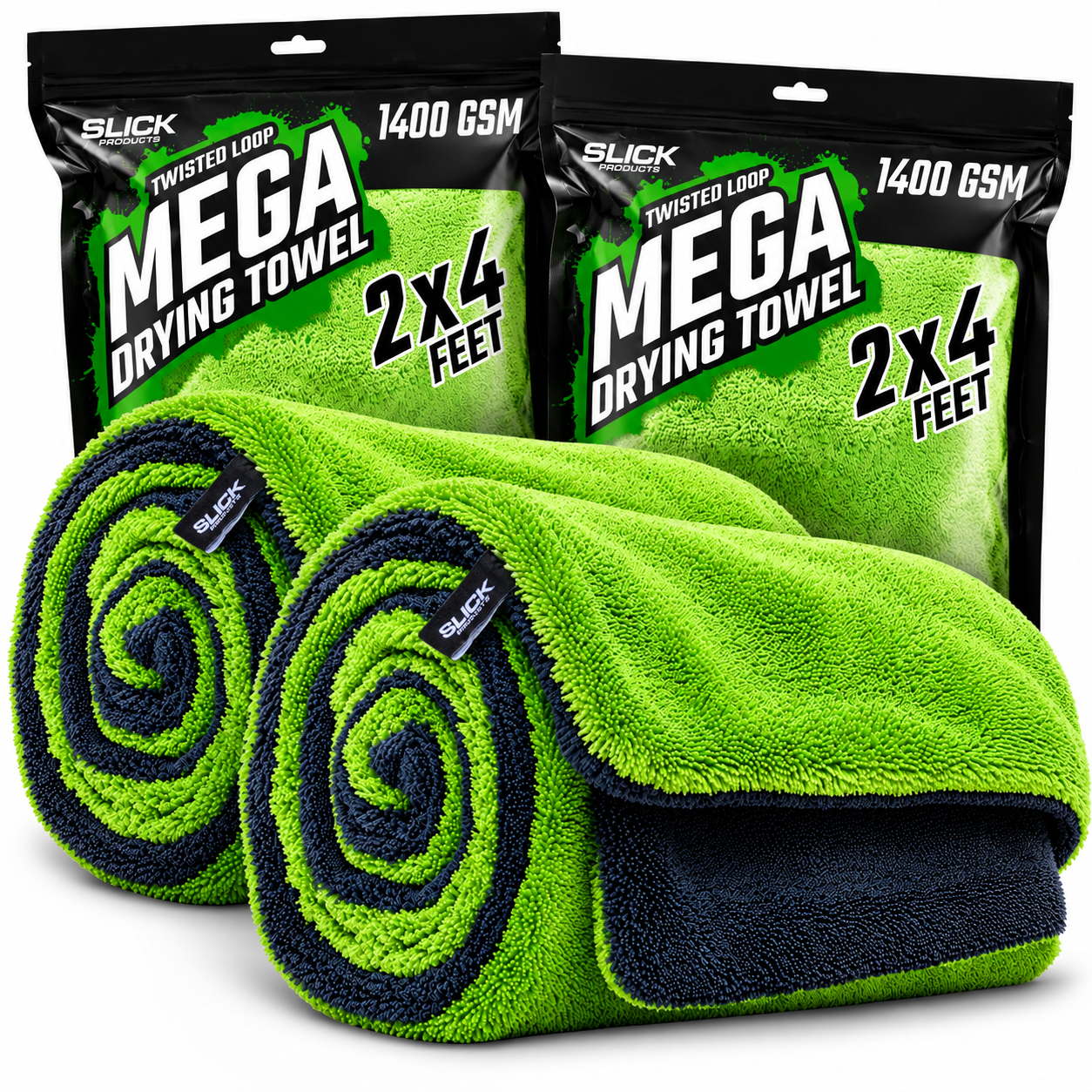 Special Offer Twisted Loop Mega Drying Towel - Buy 1 Get 1 Free