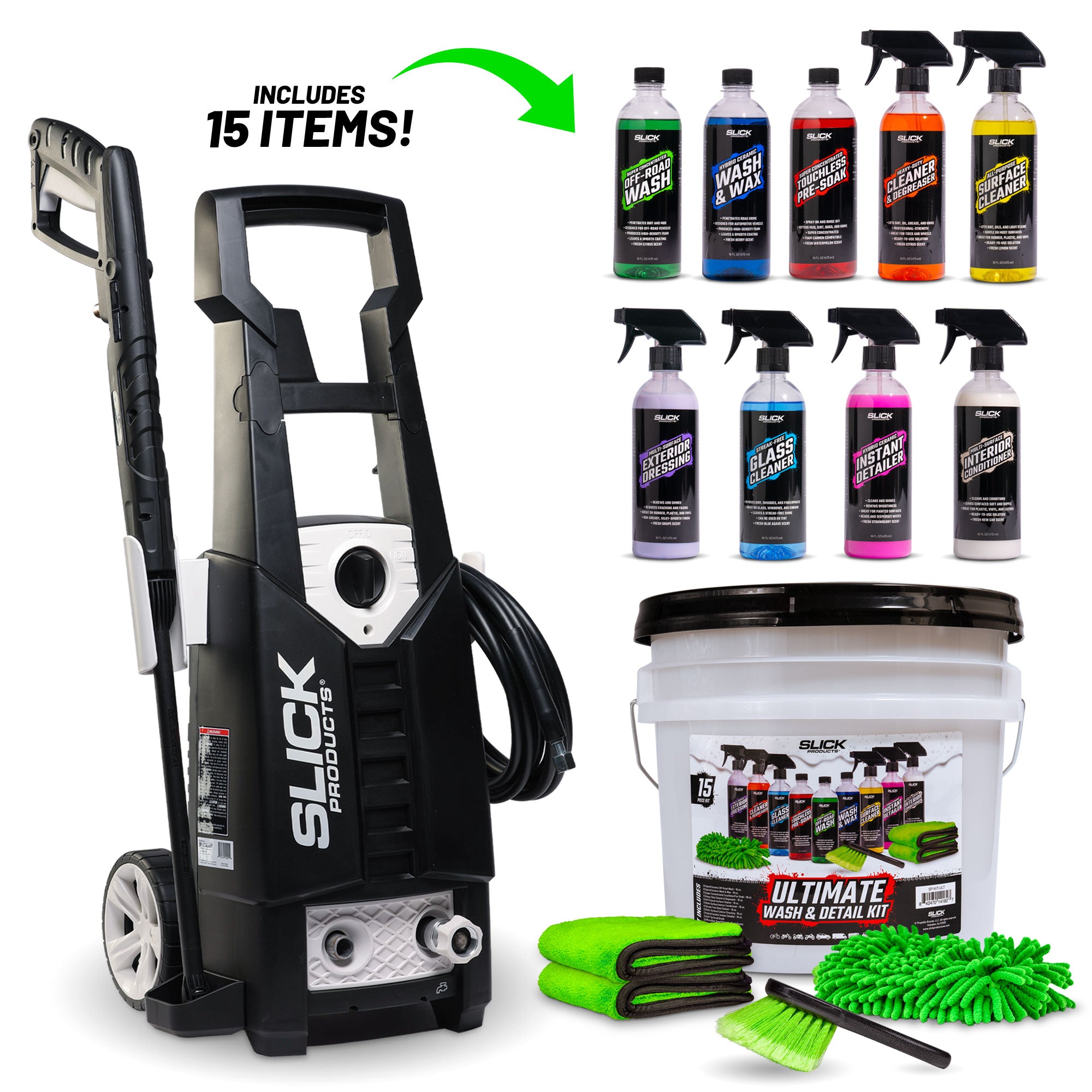 Pressure Washer + Ultimate Wash Kit
