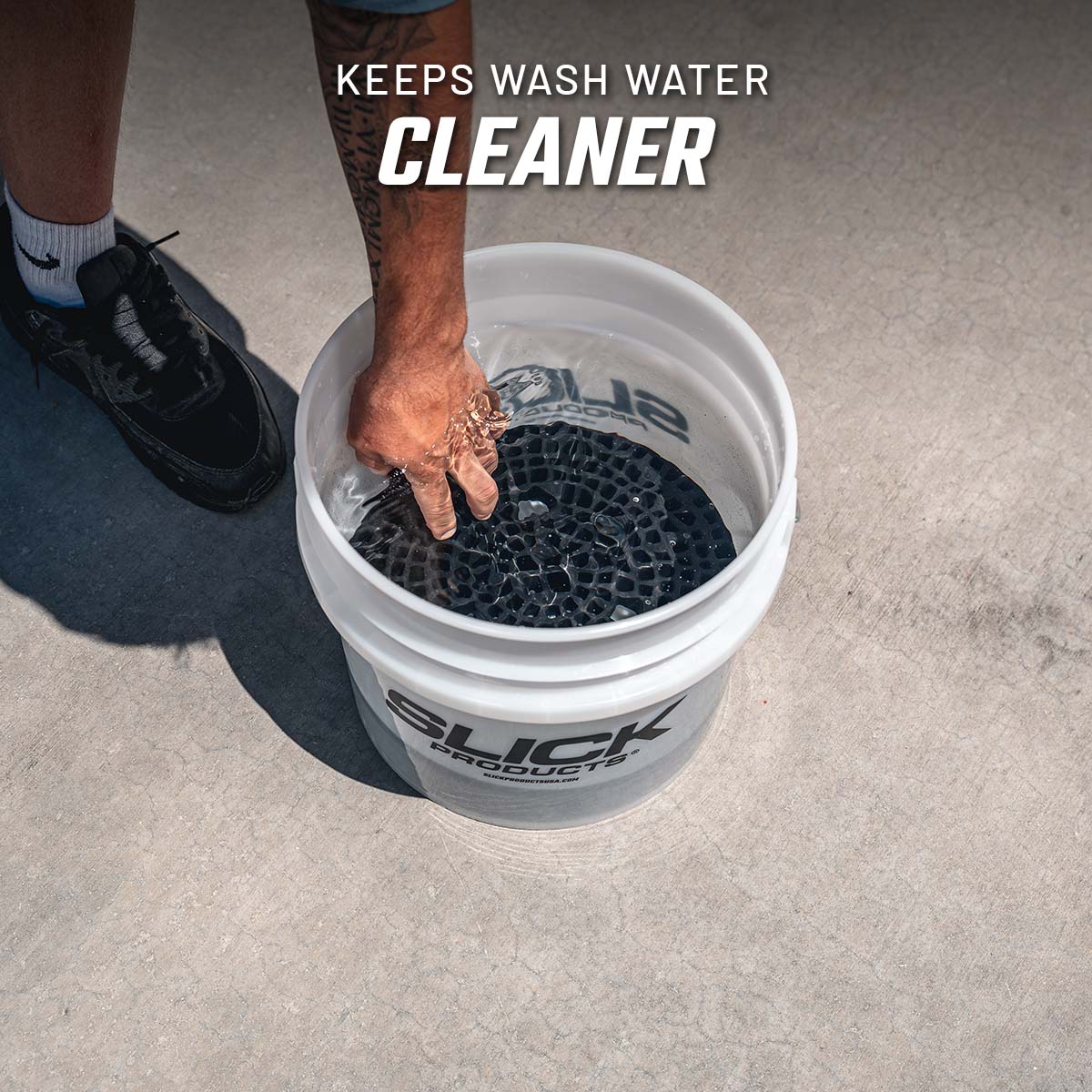 Wash Bucket Dirt Trap