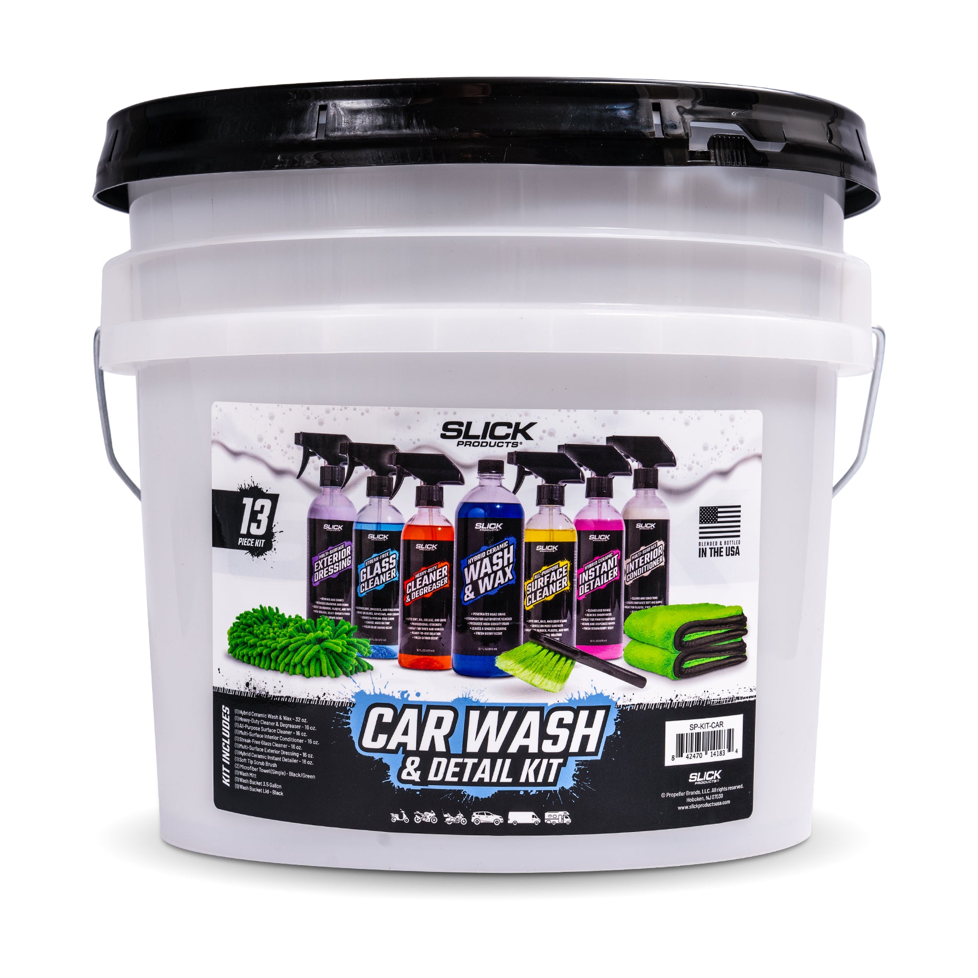 Slick Products Car Wash & Detail Kit