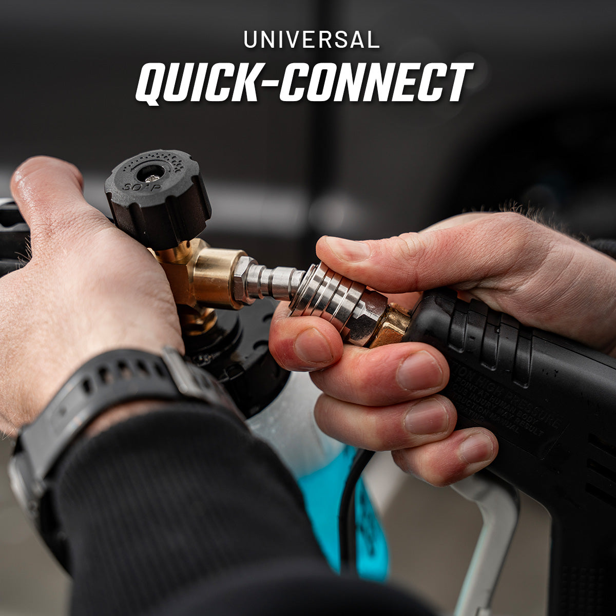 Short Pressure Washer Gun With Swivel