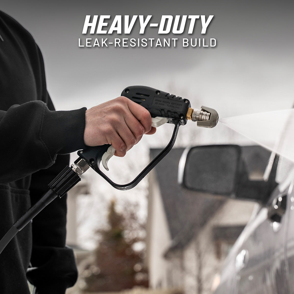 Short Pressure Washer Gun With Swivel