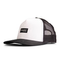 Micro Snapback Hat - Black/White